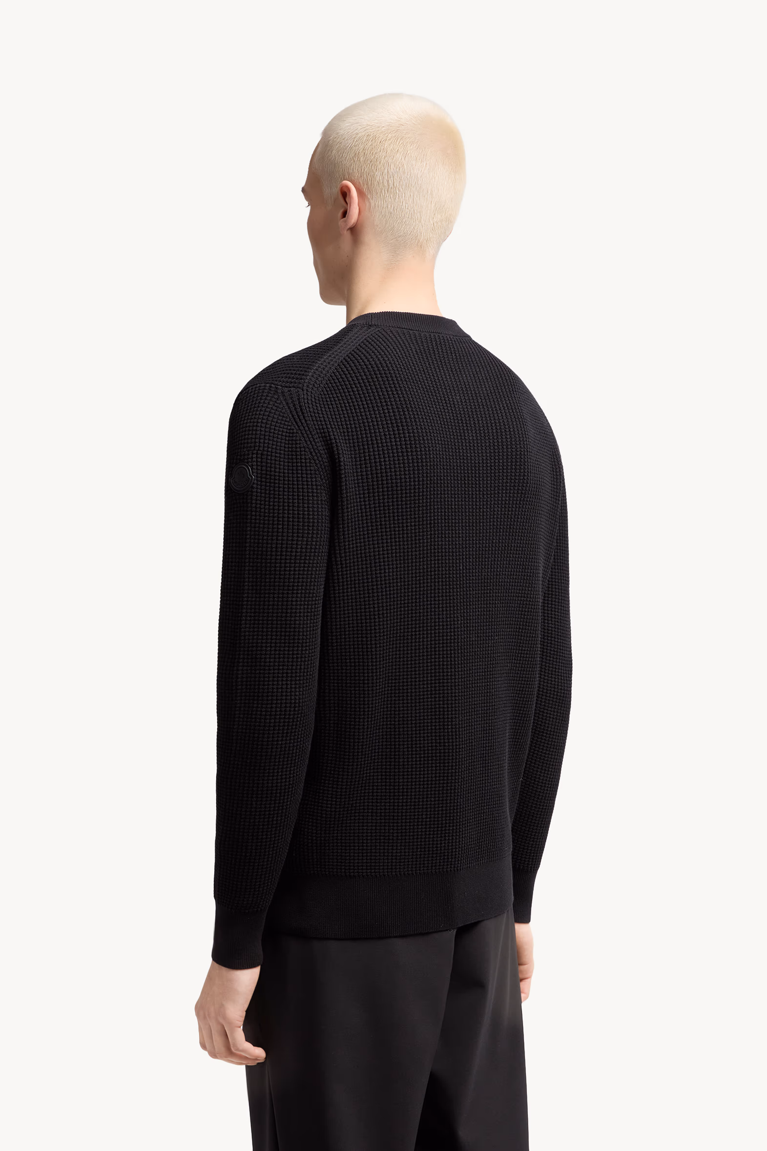 Cotton Sweater Men Black Moncler 5